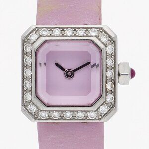 WATCH CORUM 137.427.47 Sugar cube pink SS/leather QZ